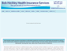 Tablet Screenshot of abchealthinsurance.com
